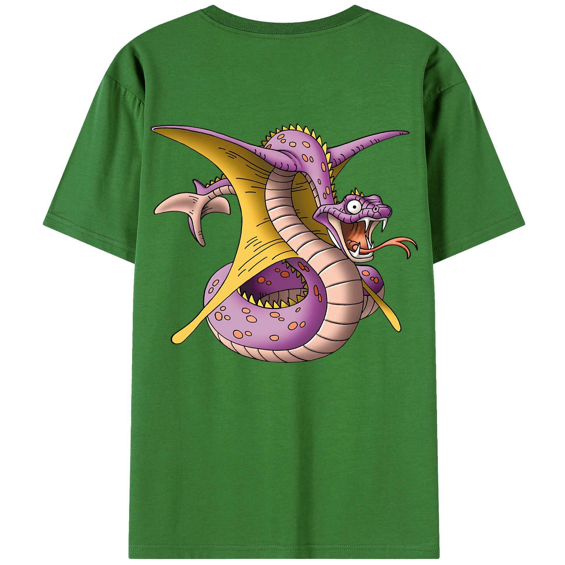 （画像用） ドラゴンクエスト Doragon Kuesuto Dragon Quest レディース半袖Tシャツ(バックプリント)